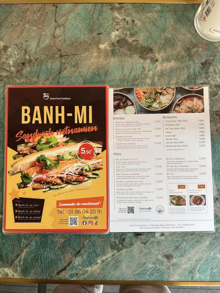 Street Food Asiatique Paris - Menu Image 3